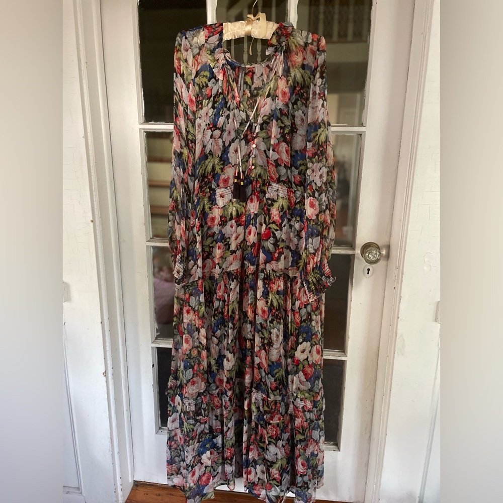 Anthropologie Floral Maxi Dress